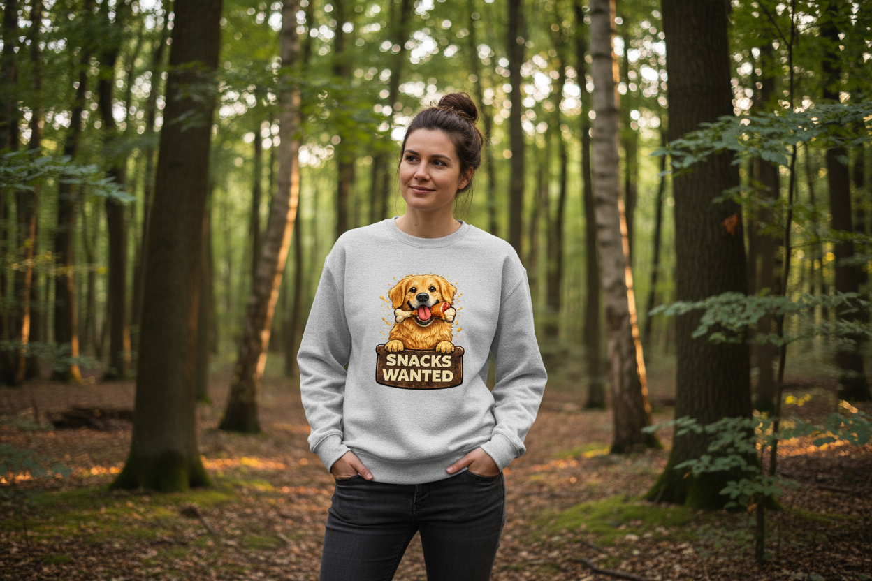 Sweatshirt Mockup im Wald